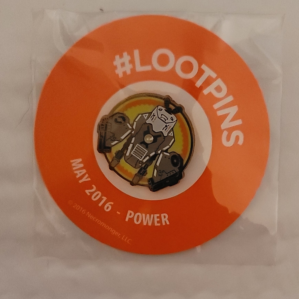 Loot Crate May 2016- Power pin never opened